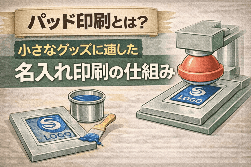 パッド印刷とは？ 小さなグッズに適した名入れ印刷の仕組み