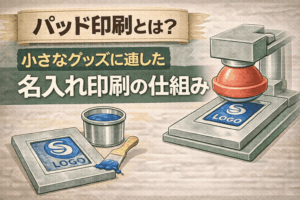 パッド印刷とは？ 小さなグッズに適した名入れ印刷の仕組み