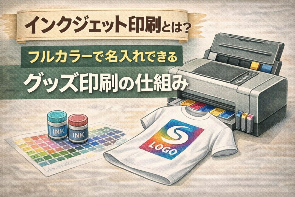 インクジェット印刷とは？ フルカラーで名入れできるグッズ印刷の仕組み
