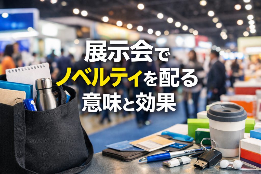 展示会でノベルティを配る意味はあるのか、その効果について