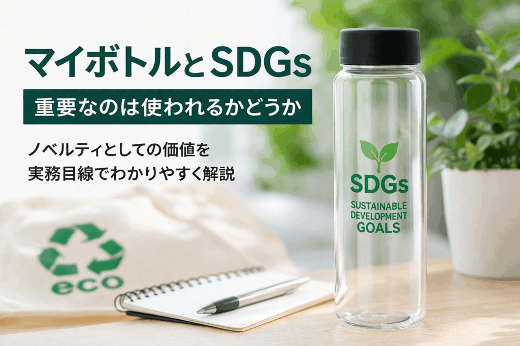 マイボトルとSDGs｜重要なのは使われるかどうか