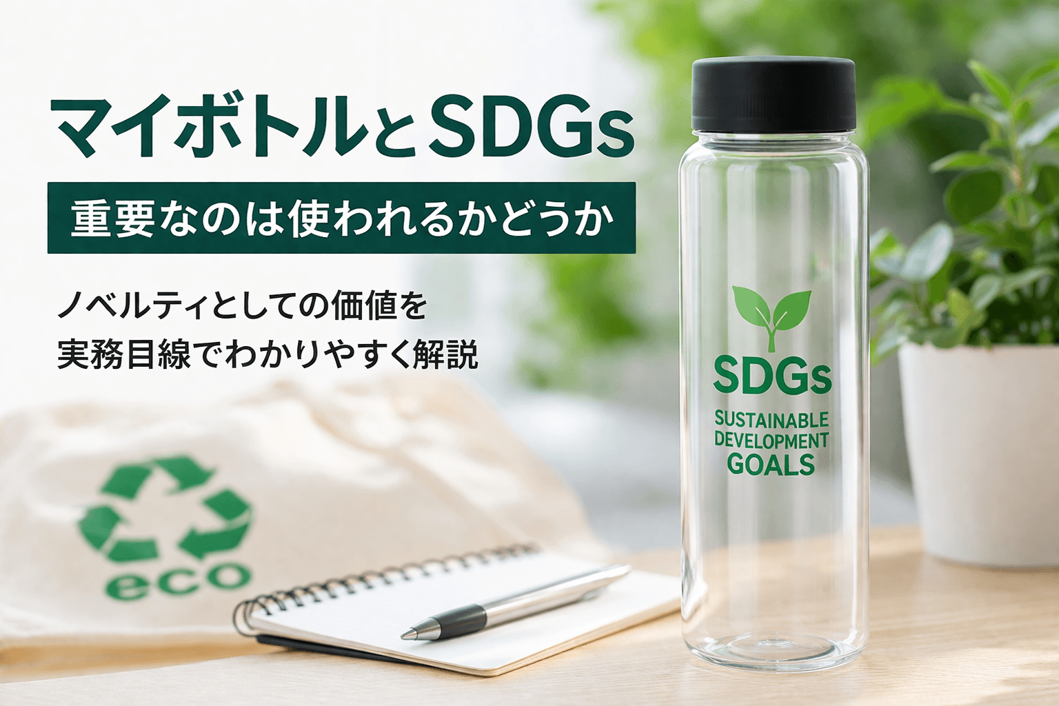 マイボトルとSDGs｜重要なのは使われるかどうか